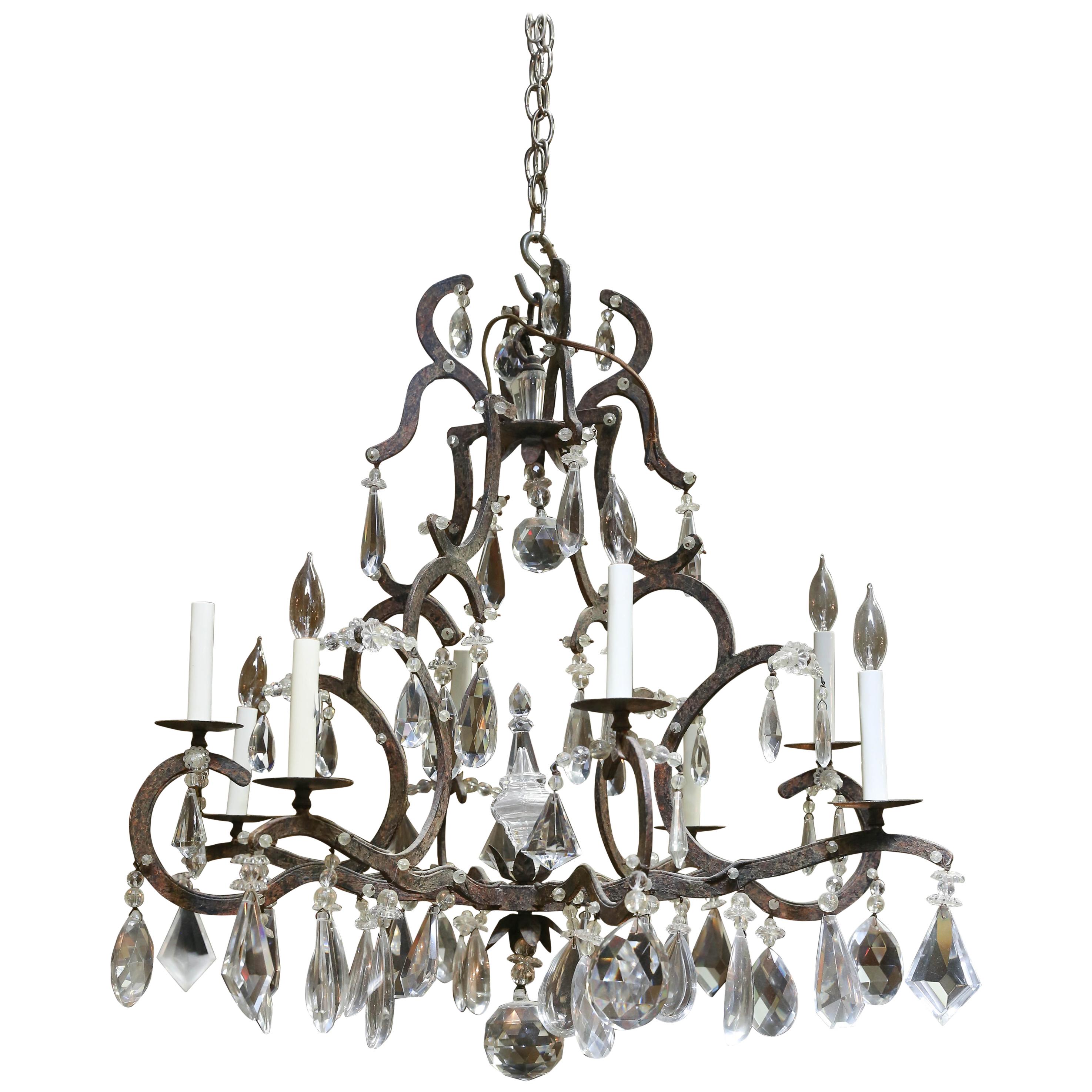 Dennis & Leen 6-Light "Chateau" Chandelier in Chateau Finish For Sale
