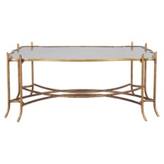 Dennis & Leen Chinoiserie Iron Gilt Tray Cocktail Table