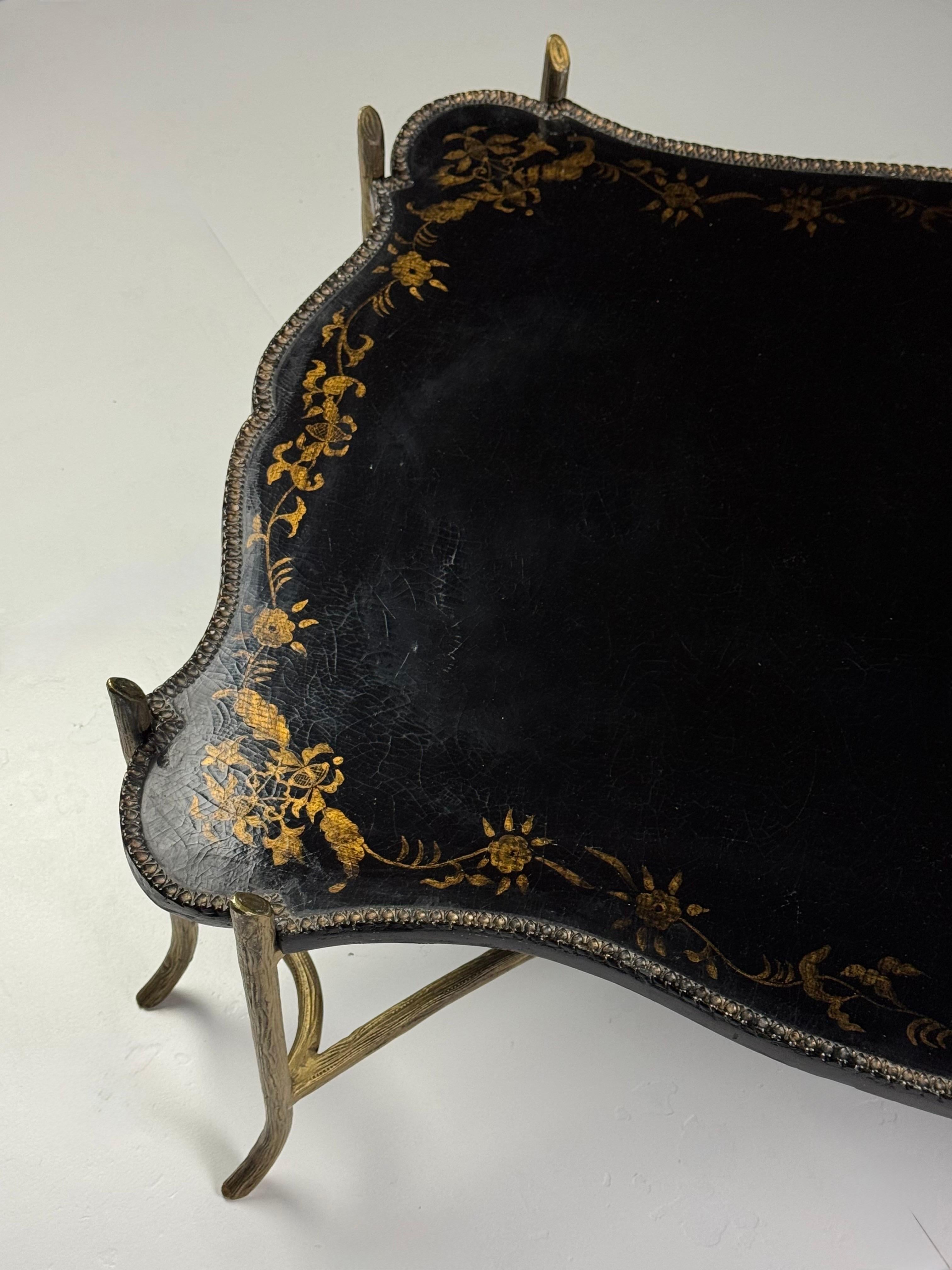 Dennis & Leen Chinoiserie Table In Good Condition For Sale In MILL, NL