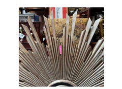 Dennis & Leen für Formations Furniture Silver Giltwood Starburst Convex Mirror