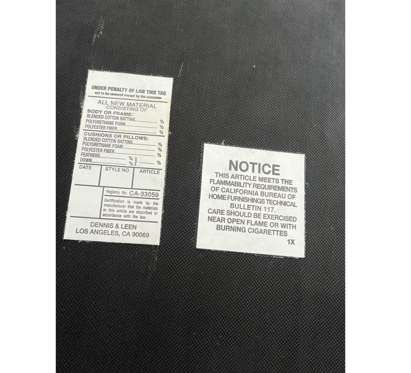 Fine XX secolo Dennis & Leen for Formations Furniture Wingback Arm Chair - 1 of 2 in vendita