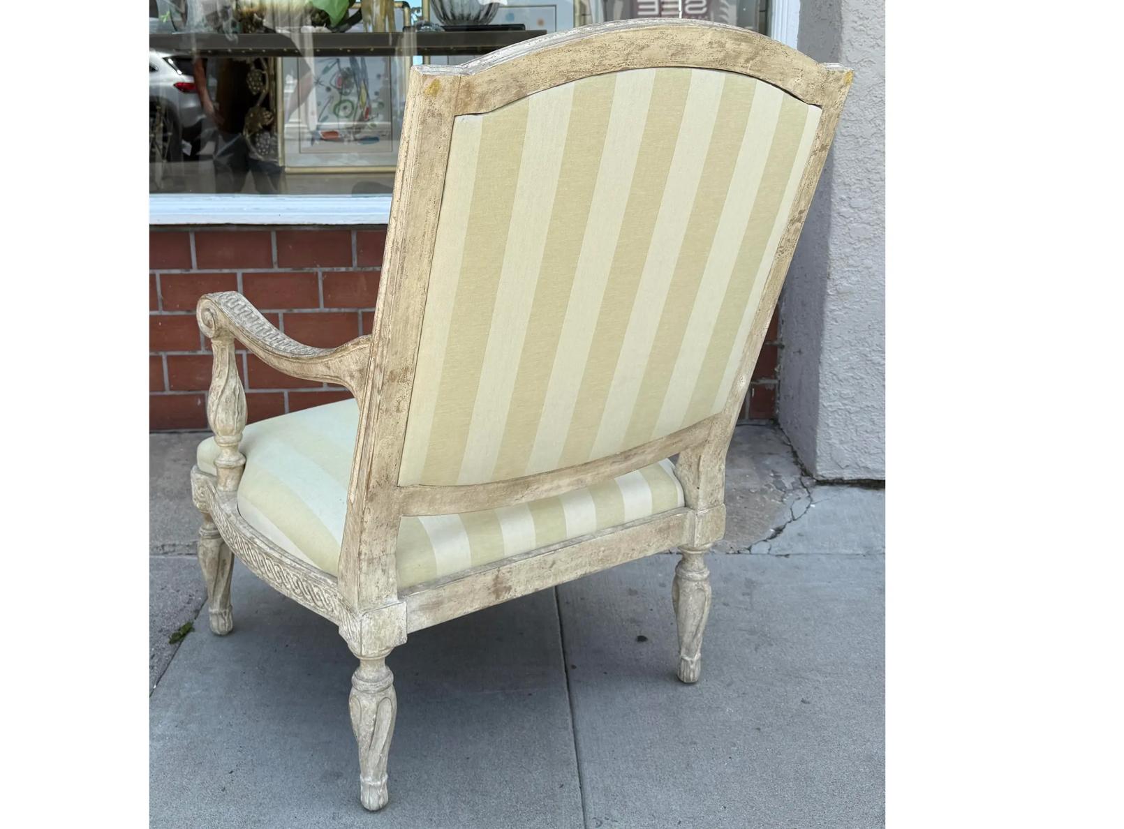 Dennis & Leen Formations Arm Chair W Rose Tarlow Melrose House Fabric - 1 de 2 disponible.