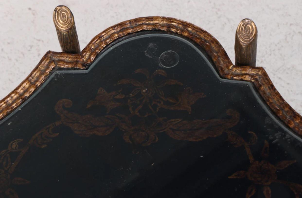 Dennis & Leen Gilt Bronze Faux Bois Tray Coffee Table In Good Condition In Chicago, IL
