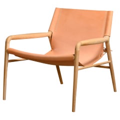 Dennis Marquart Rama Chair in Natural Leather and Oak for Oxdenmarq