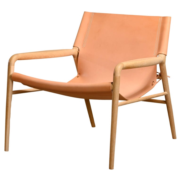 Dennis Marquart Rama Chair in Natural Leather and Oak for Oxdenmarq For  Sale at 1stDibs