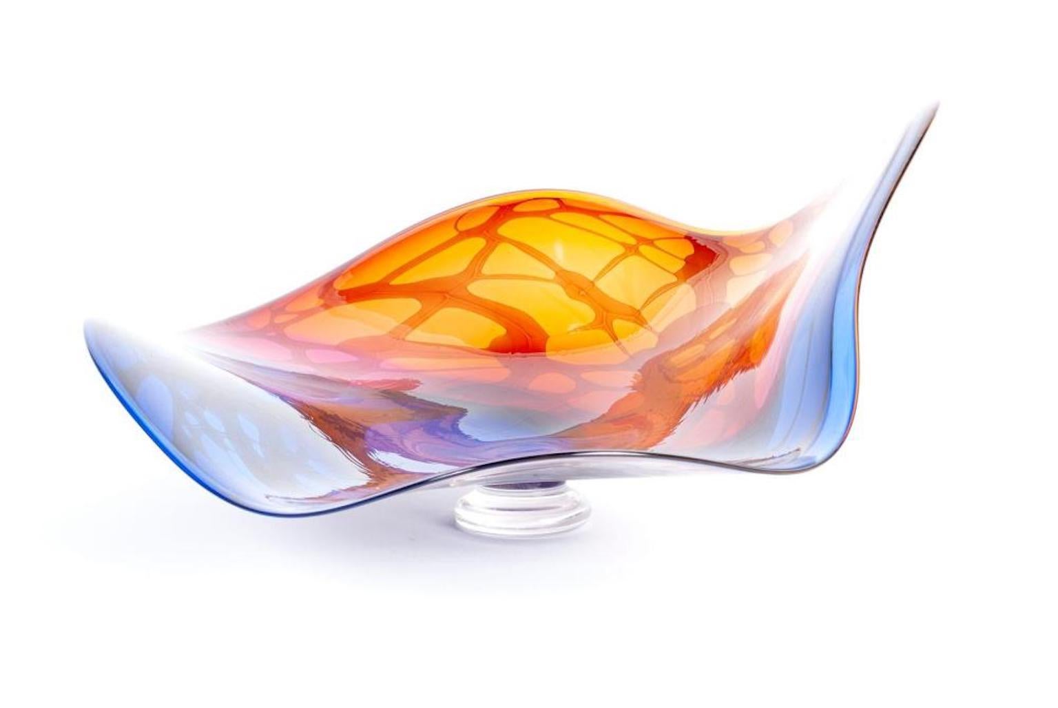 Contemporary Dennis Mullen Art Glass