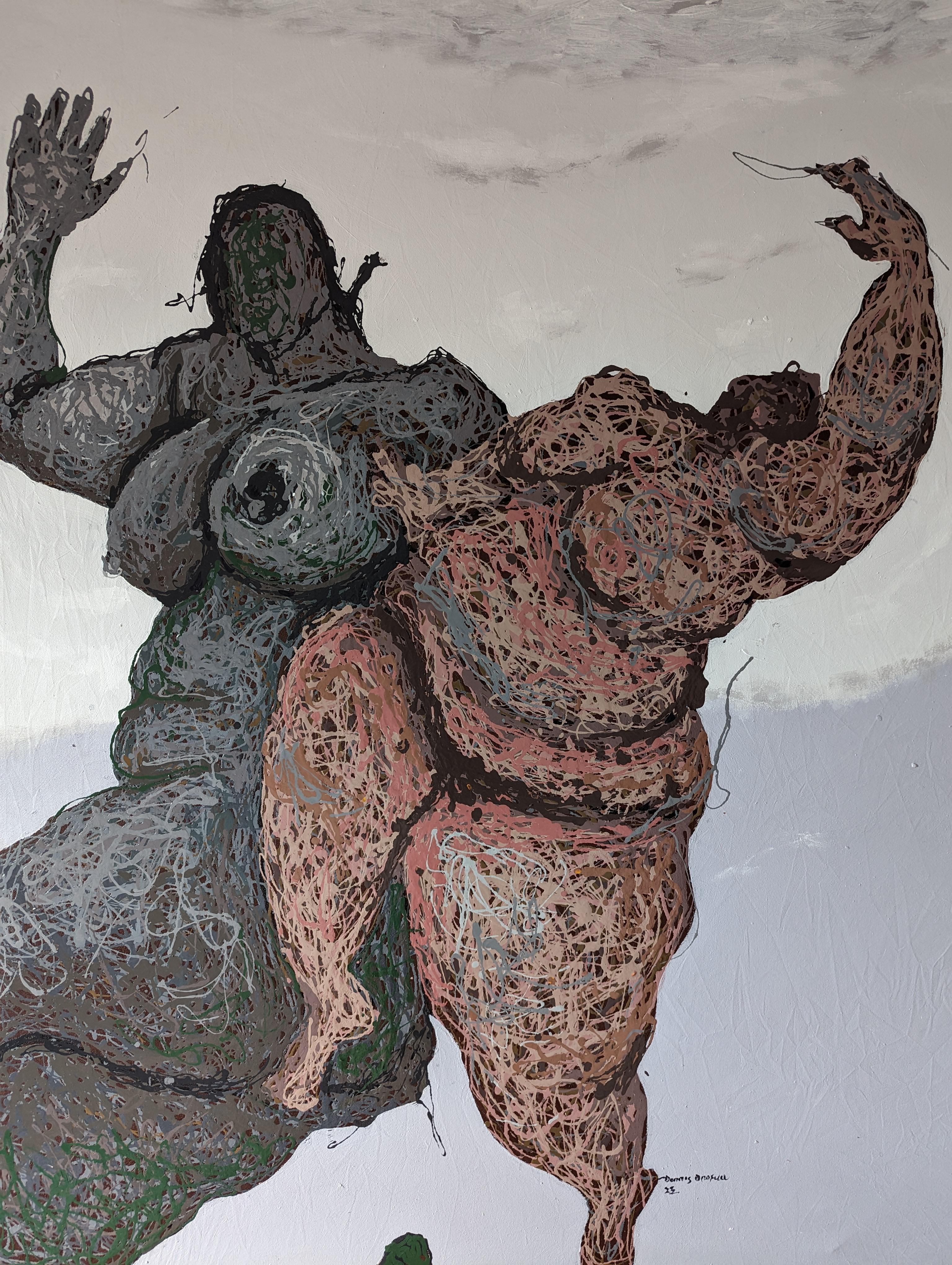 Compadre 2 - Siglo XXI, Contemporáneo, Figurativo, Neoexpresionismo, Esmalte