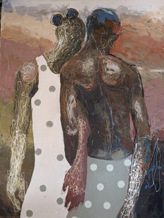 Dogged - XXI secolo, Contemporaneo, Neo Espressionismo, Acrilico, Smalto, Amore