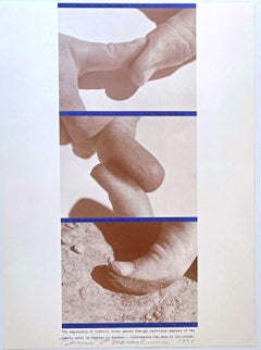 Identity Transfer, Lt Ed hand signed print by famed conceptual artist & sculptor