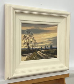 Sunset in Ireland Countryside - Original Oil Painting by Northern Irish Artist