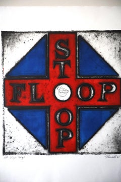 Dennis Ray Beall, «Stop-Flop», 1965, arte pop, colagrafía, copia firmada de la serie AP