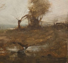 "Autumn Chill" Dennis Sheehan, Skyscape, Fall Countryside, Atmospheric Scene