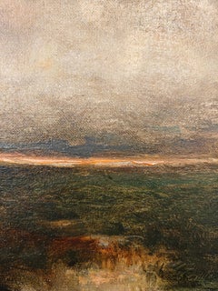 "Daybreak" Dennis Sheehan, New England Tonalist Sunrise, Atmospheric Landscape