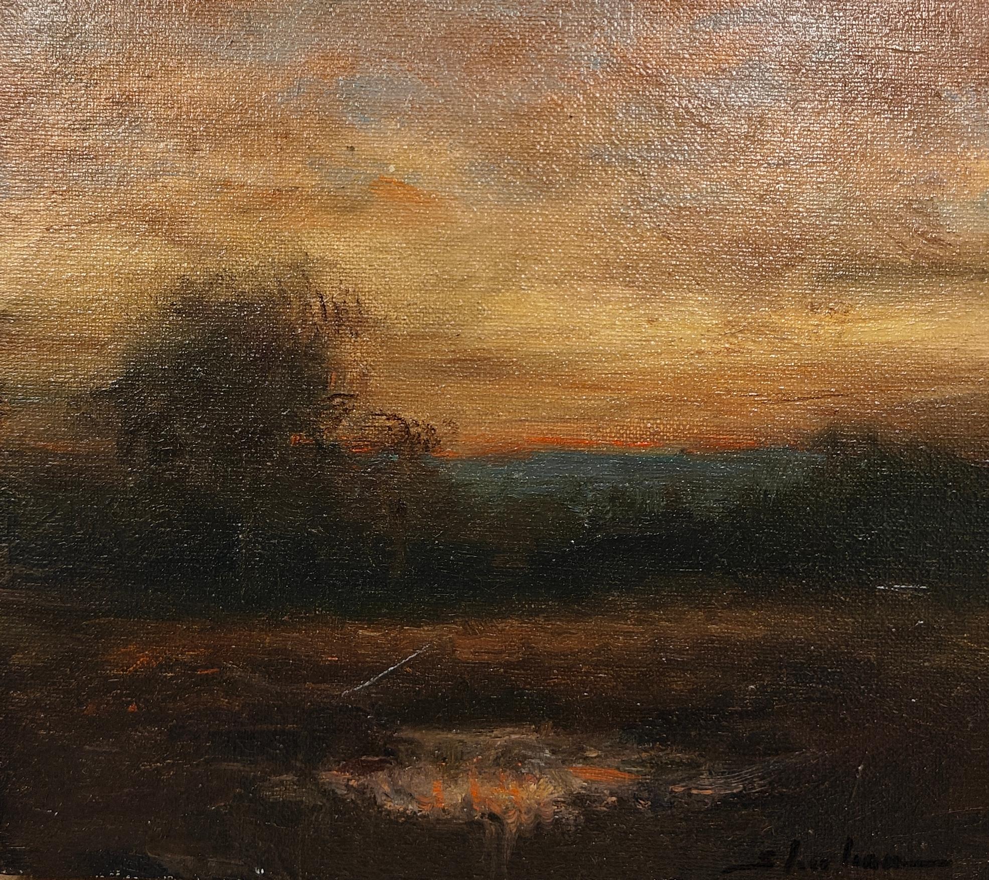 Dennis Sheehan
New England Splendor, circa 2025
Signed lower right
Oil on canvas laid to foam
7 1/4 x 8 inches


Dennis Sheehan was born in Boston in 1950. His work is based upon the Barbizon School with faithful adherence to his 19th century