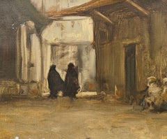 "Orientalist Scene" Dennis Sheehan, Contemporary Impressionist, American Artist