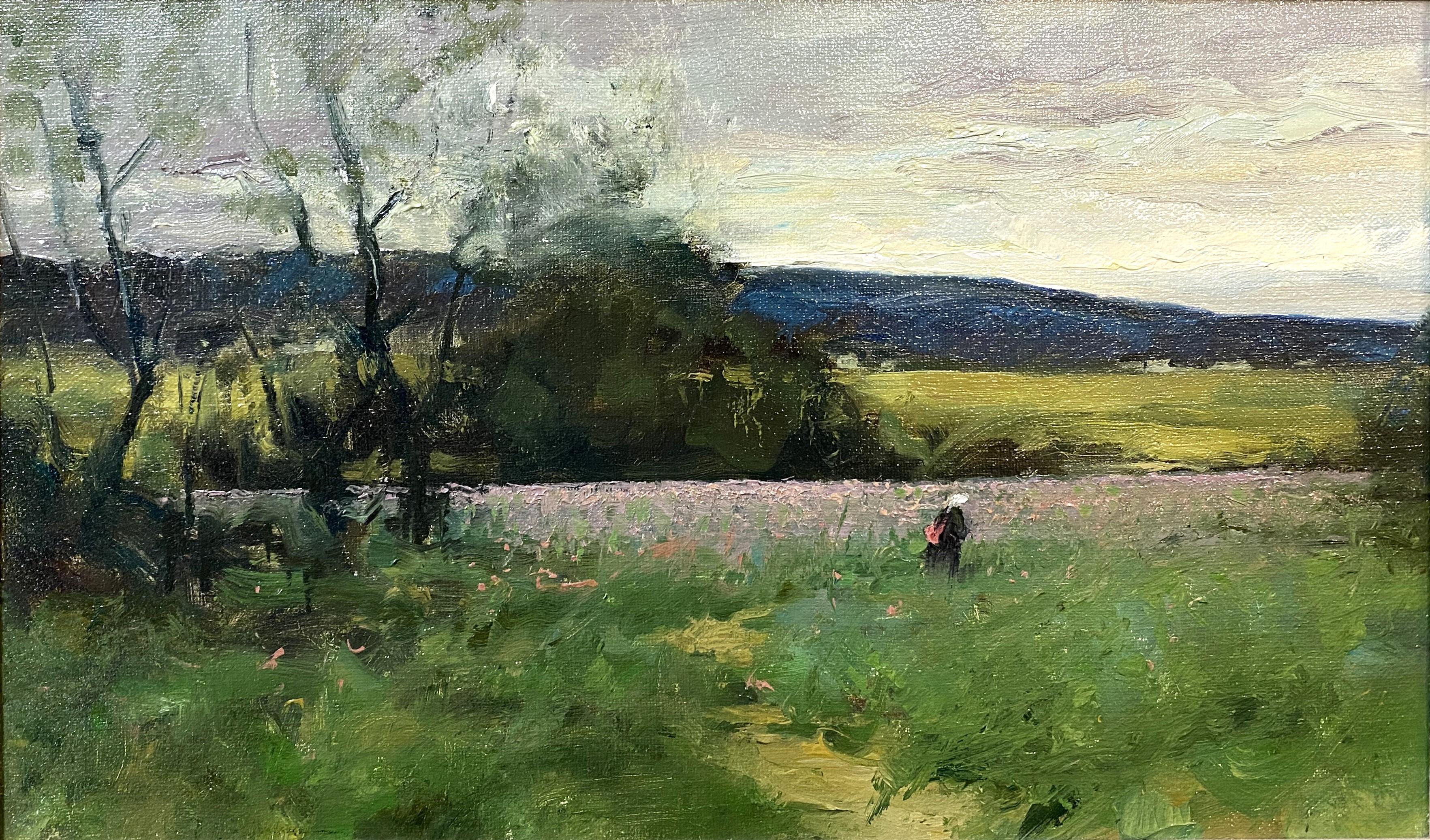 Campi di papaveri - Art Tonalismo di Dennis Sheehan