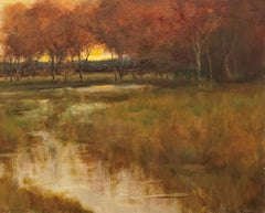 "Sunset on the Marsh, Autumn" Dennis Sheehan, Sunset Light, River Reflections