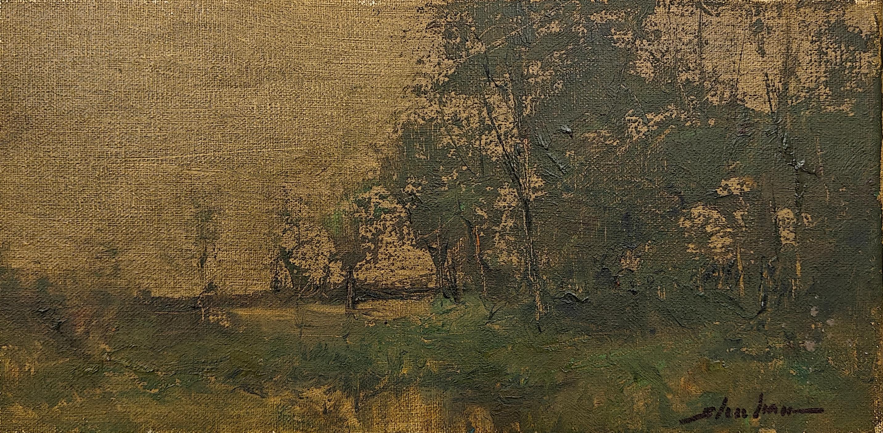 Dennis Sheehan
Tree Study, circa 2025
Signed lower right
Oil on canvas
6 x 12 inches


Dennis Sheehan was born in Boston in 1950. His work is based upon the Barbizon School with faithful adherence to his 19th century precursors. In the tradition of