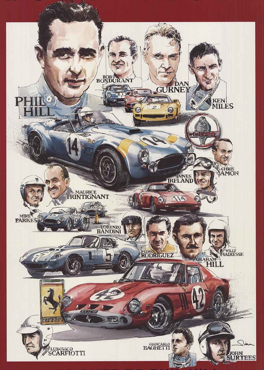 Dennis Simon 'Seventh Annual Desert Horizons Palm Springs Road Races' 1991 For Sale 1