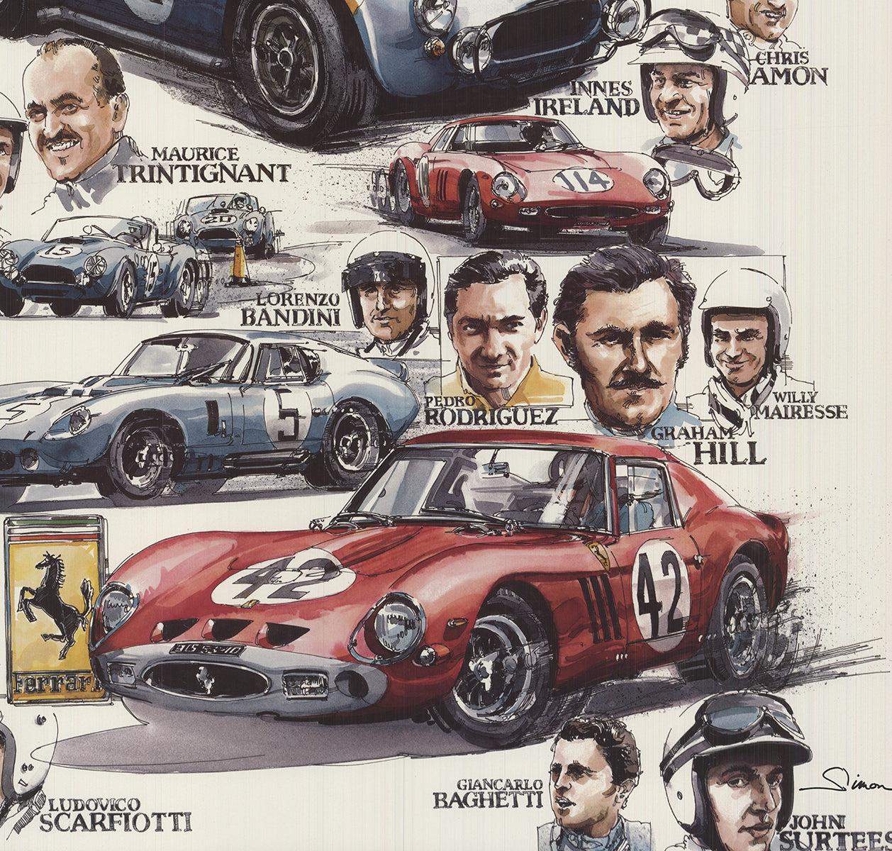 Dennis Simon 'Seventh Annual Desert Horizons Palm Springs Road Races' 1991 For Sale 3