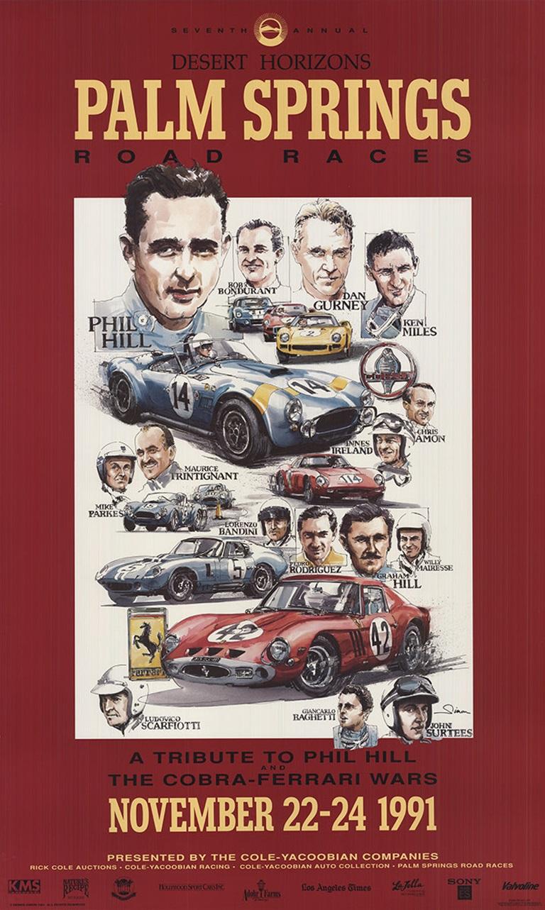 Paper Size: 37.5 x 22.5 inches ( 95.25 x 57.15 cm )
 Image Size: 22.25 x 16.25 inches ( 56.515 x 41.275 cm )
 Framed: No
 Condition: A-: Near Mint, very light signs of handling
 
 Additional Details: Poster for the Seventh Annual Desert Horizons