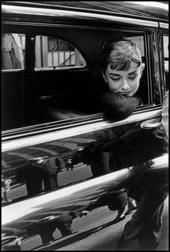 Audrey Hepburn durante le riprese di 'Sabrina', New York