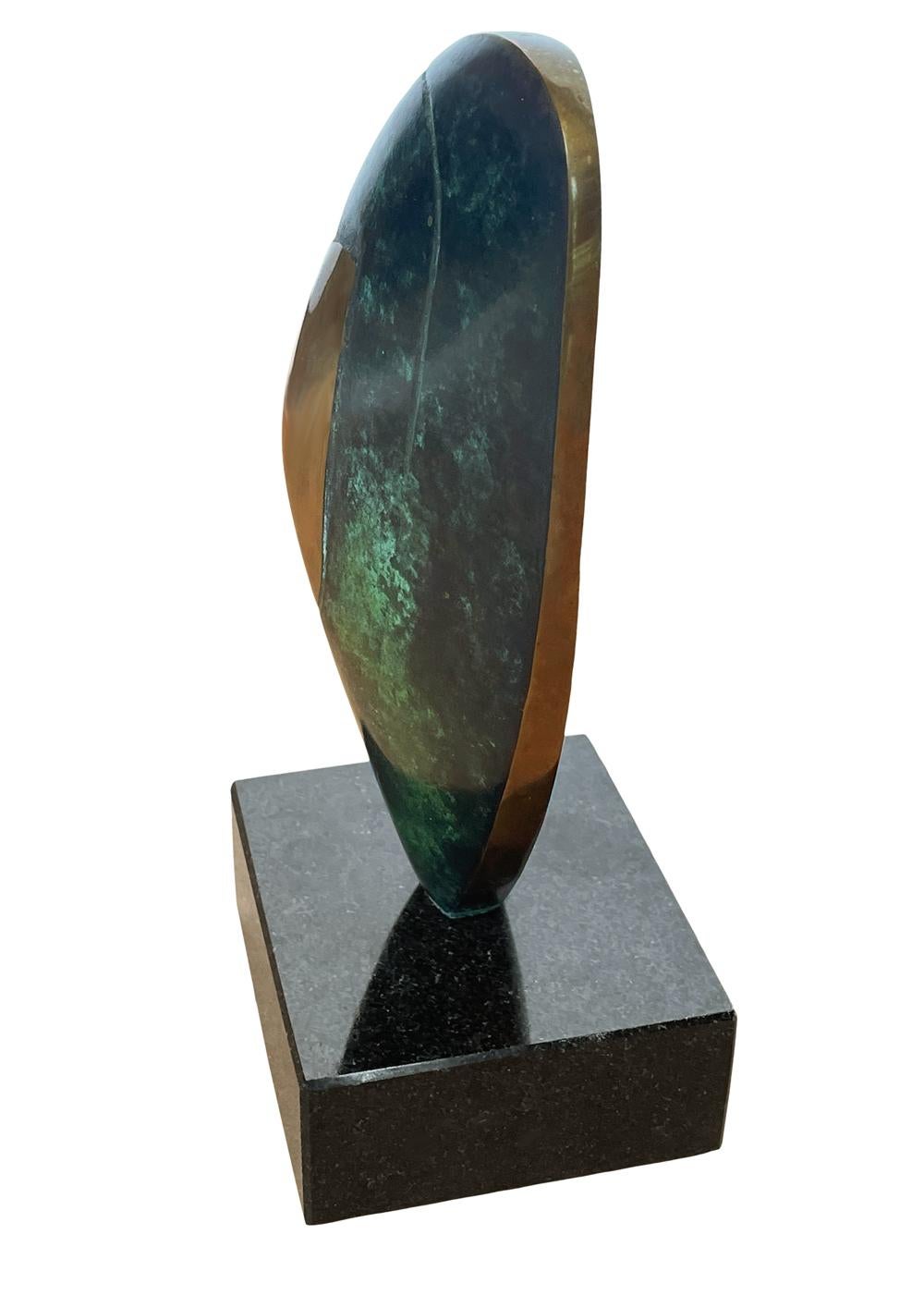 Dennis Westwood Mid-Century Modern Abstract Bronze Table Sculpture 14/20 In Good Condition For Sale In Philadelphia, PA