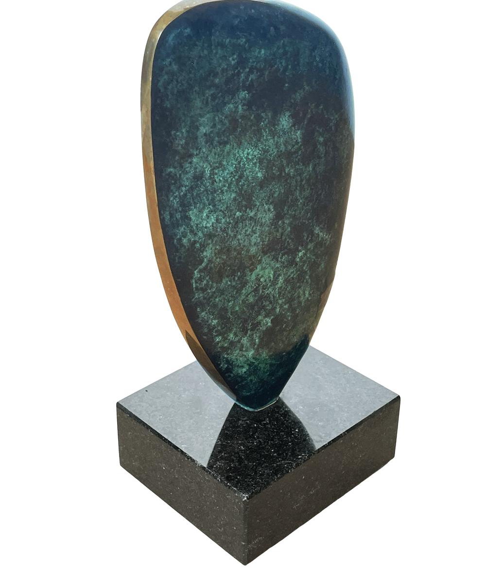 Fin du 20e siècle Dennis Westwood - Sculpture de table en bronze abstrait moderne du milieu du siècle 14/20 en vente