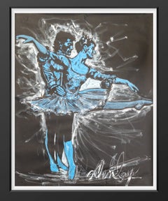 Denny Dent Ballerina Duet 69" Großes Originalgemälde