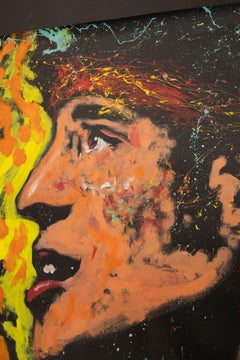 Denny Dent Bruce Springsteen Large 70: Original Painting