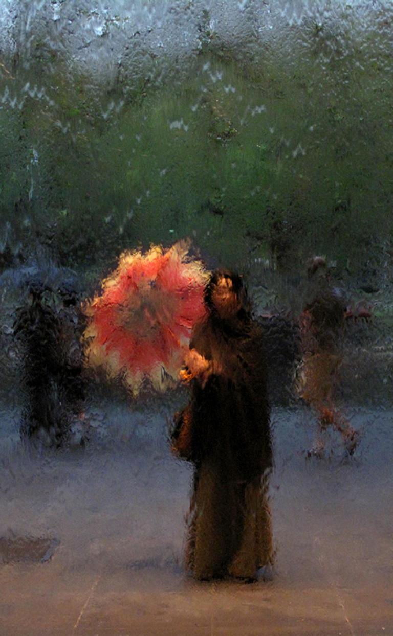 Flowered Umbrella - Photograph by Denny Haskew