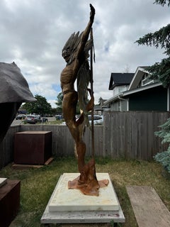 Committed, 11-ft tall bronze sculpture