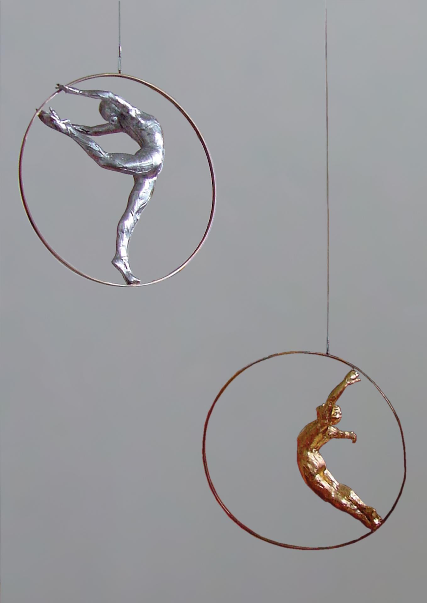Denny Haskew Figurative Sculpture - Dance Within - Wear Only Sky (suspended)
