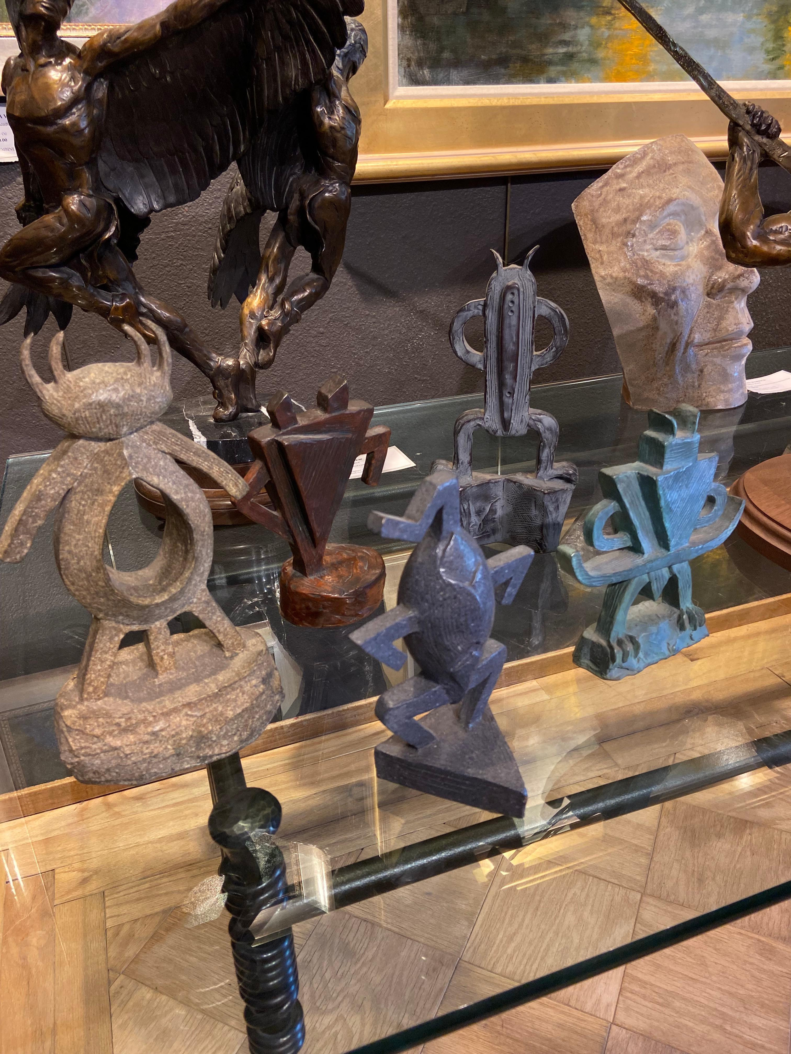 Grand Canyon Symbols Set - Sculpture by Denny Haskew