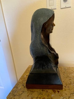 Once a Guarded Heart 16" high bronze bust