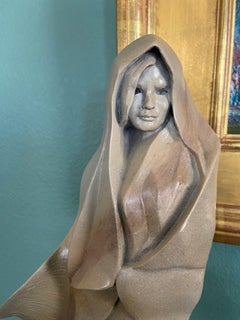 White Deer of Autumn 21" high bronze study (sold out edition)