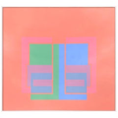 "Denny", Red, Blue and Green Cubes, by Eduard Maurice Fitzgerald 1970