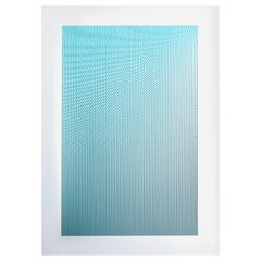 Density Ripple Screen Print 'Blue Grey'
