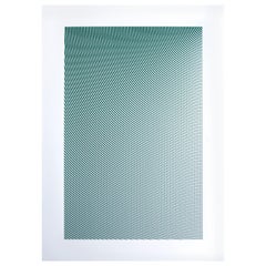 Density Ripple Screen Print 'Green Grey'