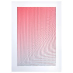 Density Ripple Screen Print 'Pink Grey'