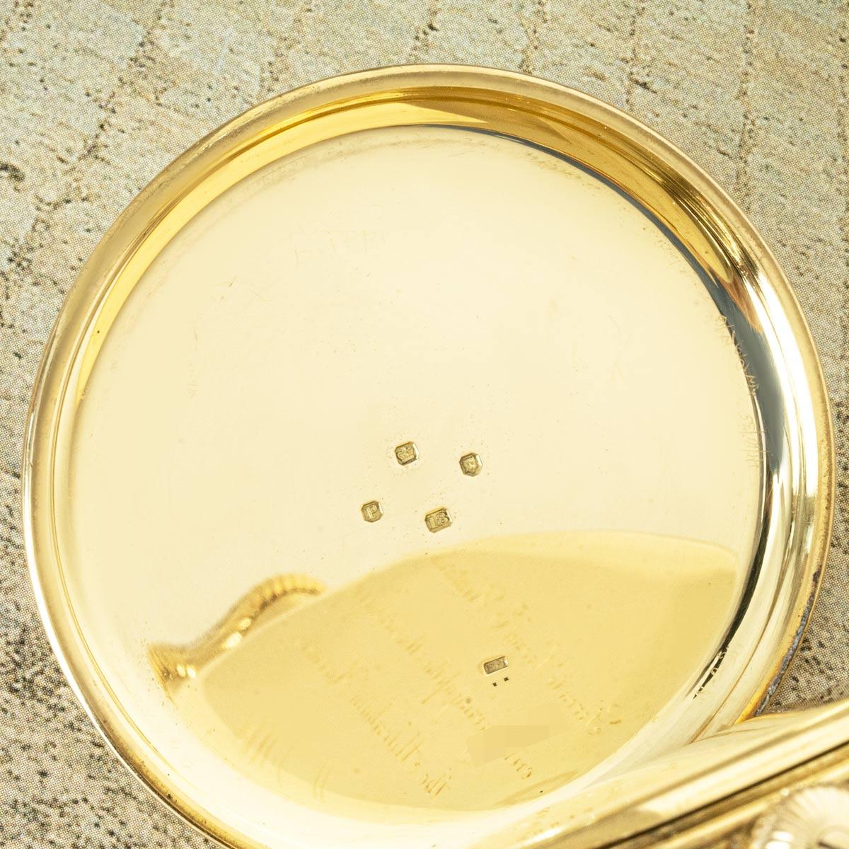 Dent A Heavy Gold Open Face Lever Pocket Watch C1890 For Sale 1