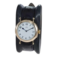 Dent London 18kt. Gold Wrist Watch Made by Legendary Chronometer Maker from 1926