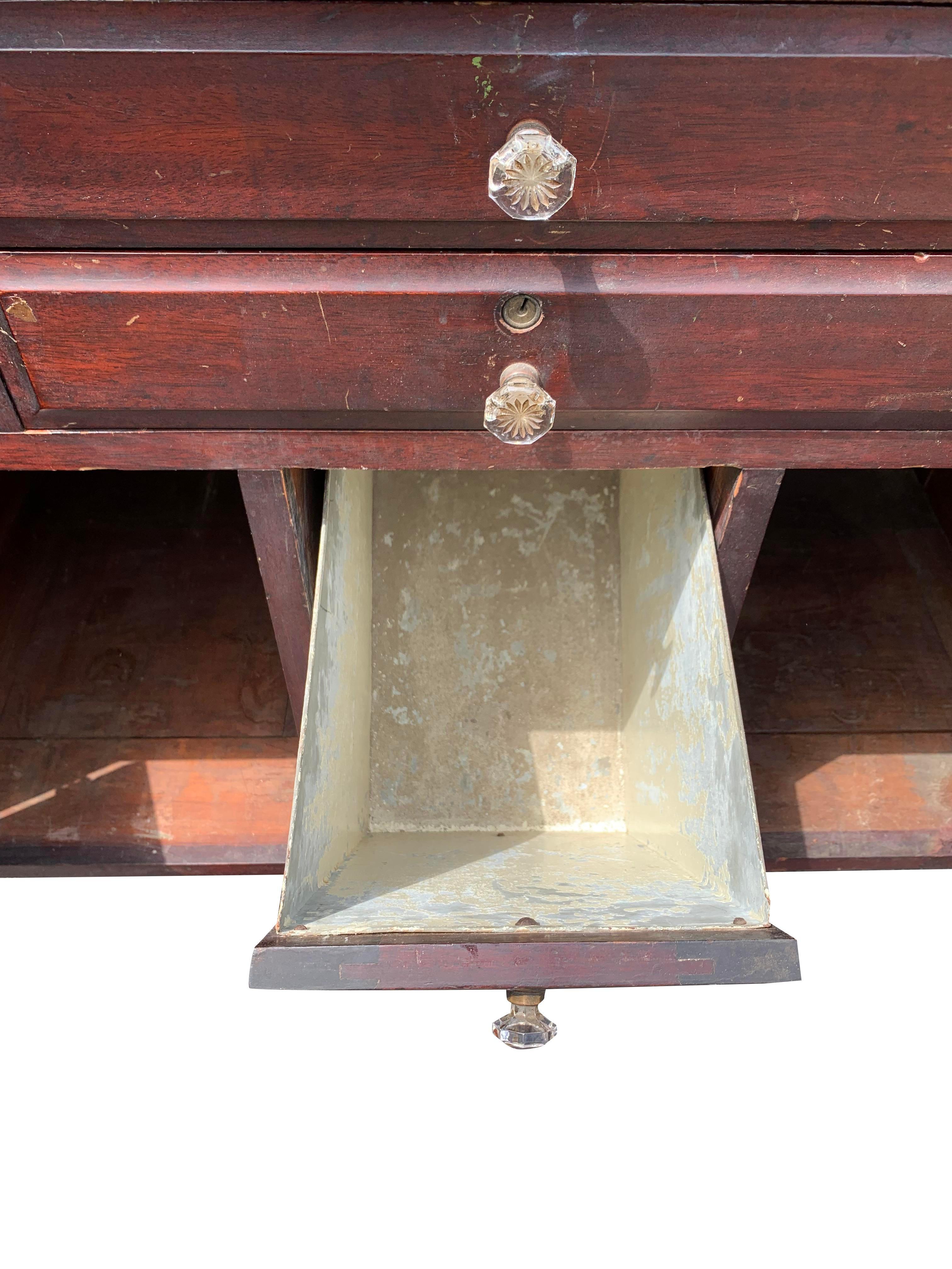 Dental- Zahnarzt-Schrank mit Schubladen und Fächern, Apotheker-Flat File-Stil 5