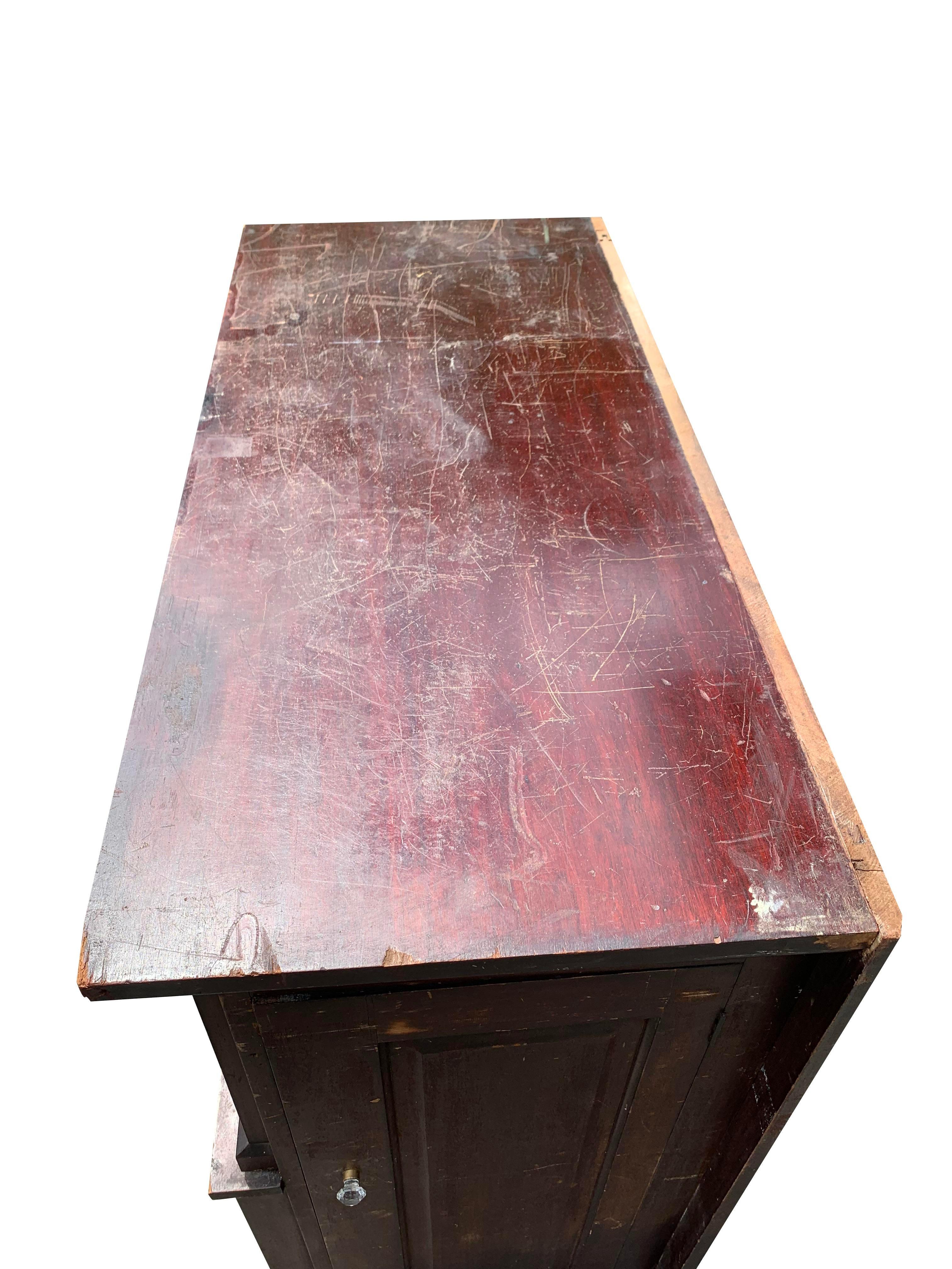 Dental- Zahnarzt-Schrank mit Schubladen und Fächern, Apotheker-Flat File-Stil (Holz)