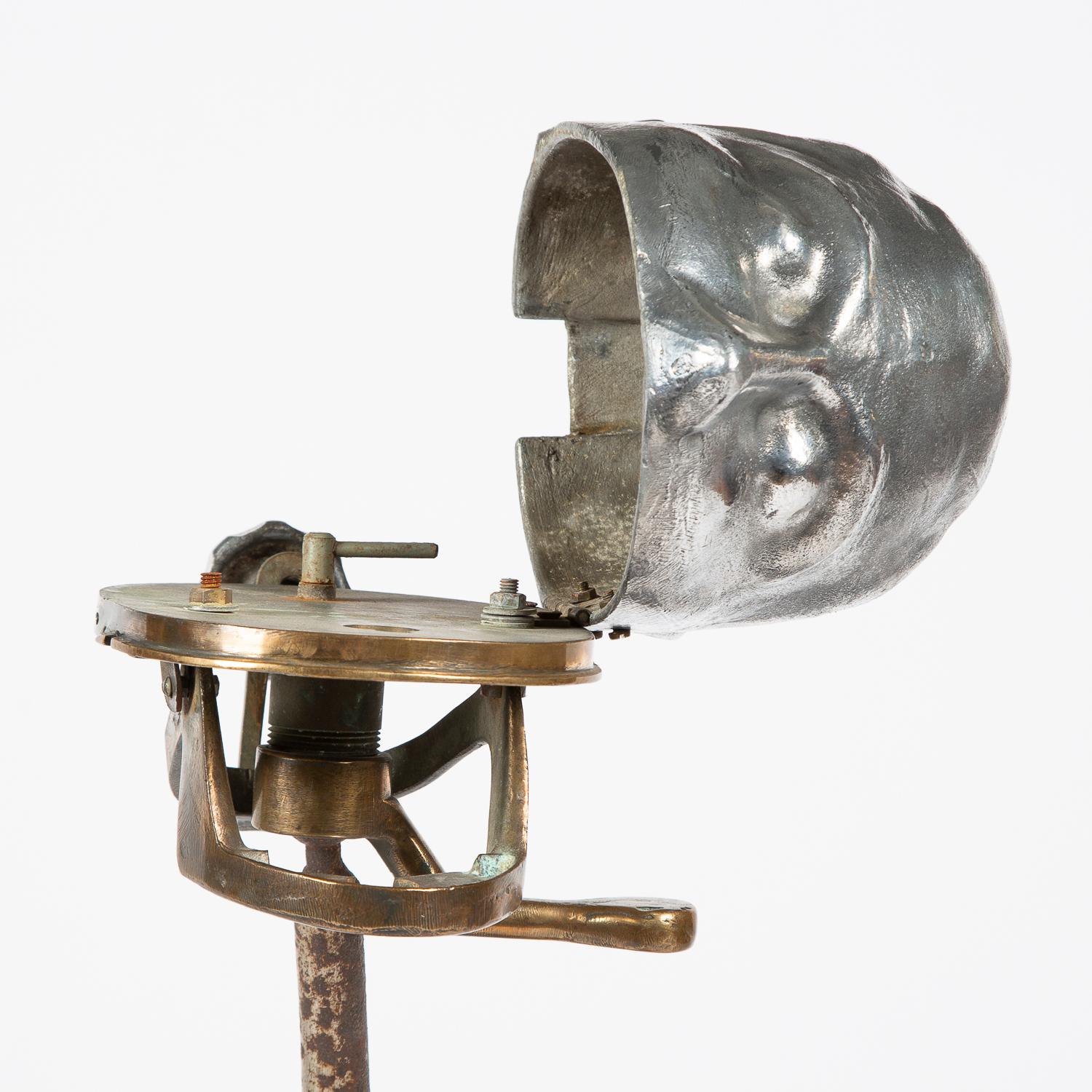 Dental Phantom Head, Mounted on an Iron Display Stand, circa 1910 For Sale 1