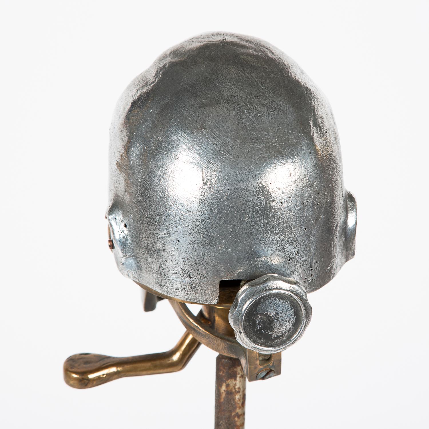 20th Century Dental Phantom Head, Mounted on an Iron Display Stand, circa 1910 For Sale