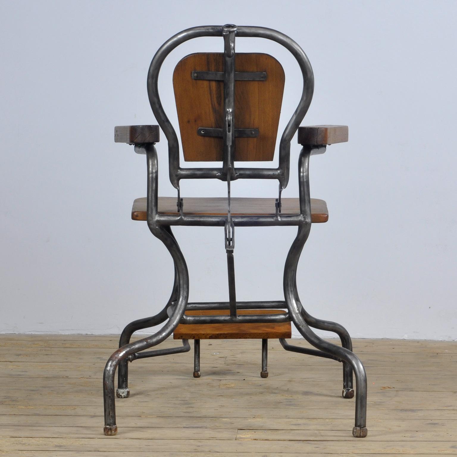 English Dentist Chair by C. Ash and Sons, circa 1900