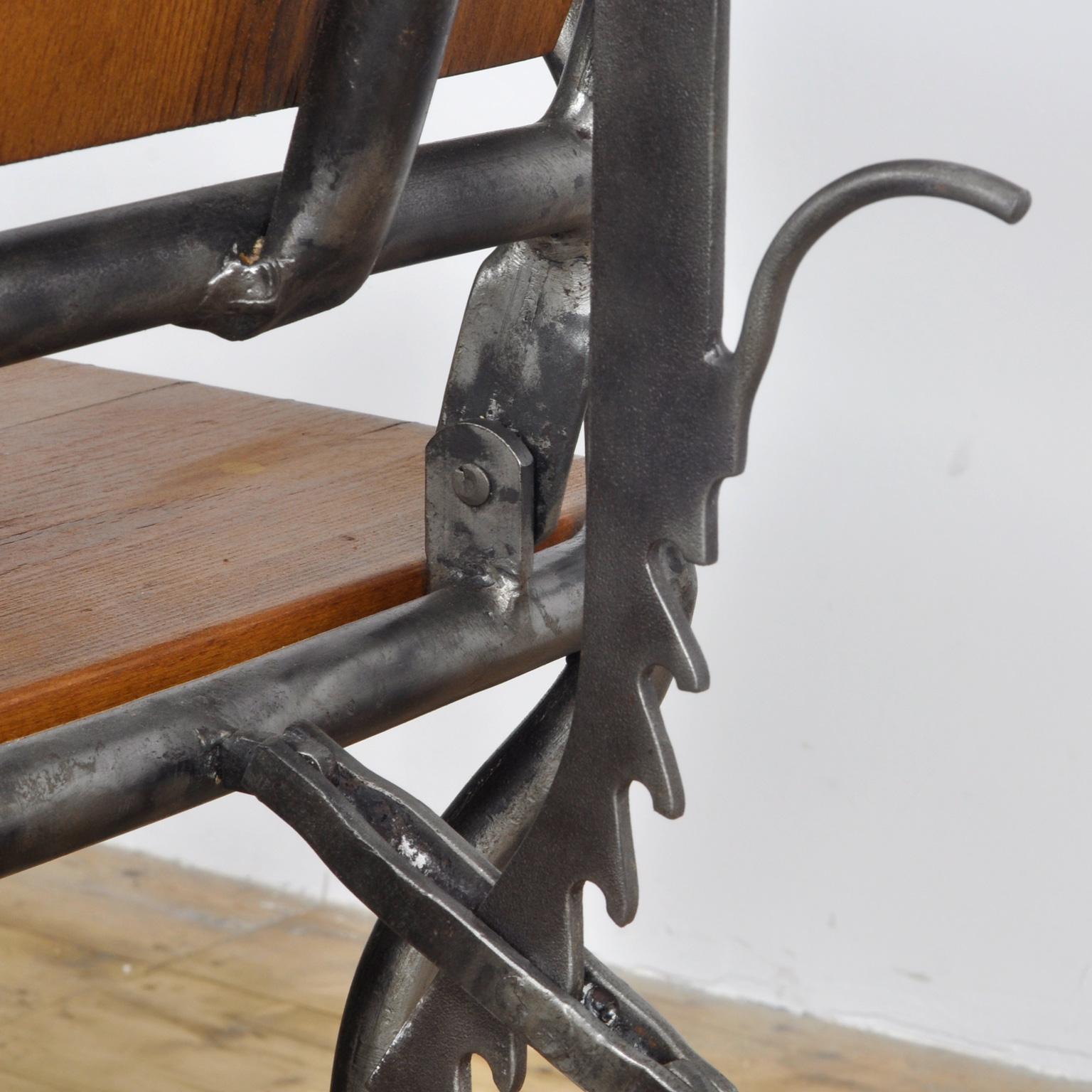 Iron Dentist Chair by C. Ash and Sons, circa 1900