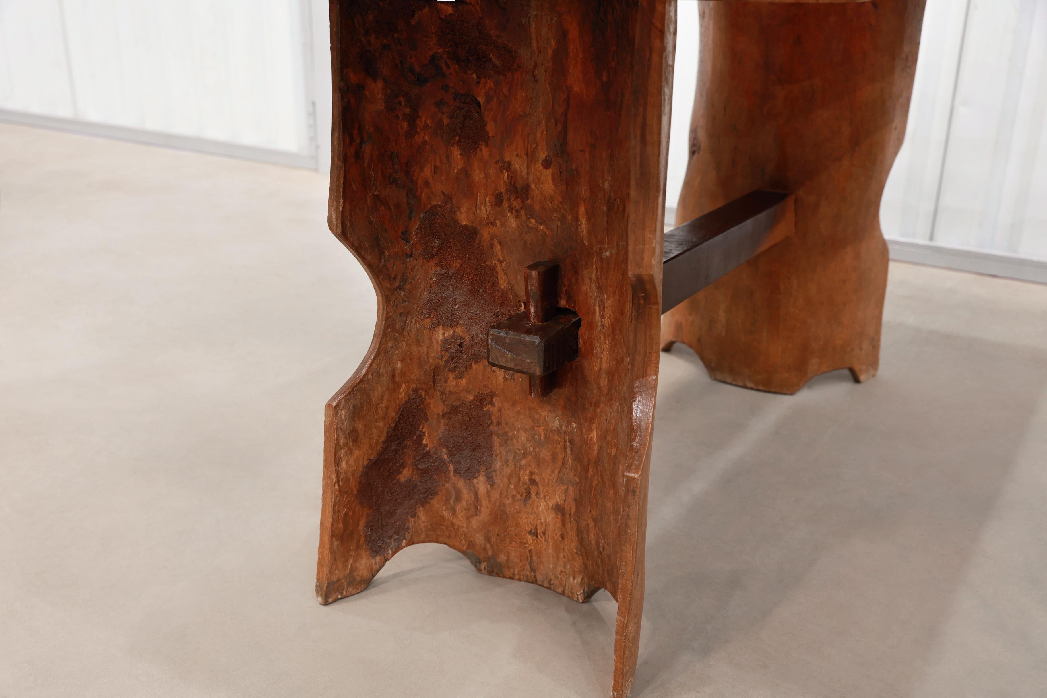 Table de salle à manger Denuncia en bois massif de Jose Zanine Caldas, vers 1970 en vente 10