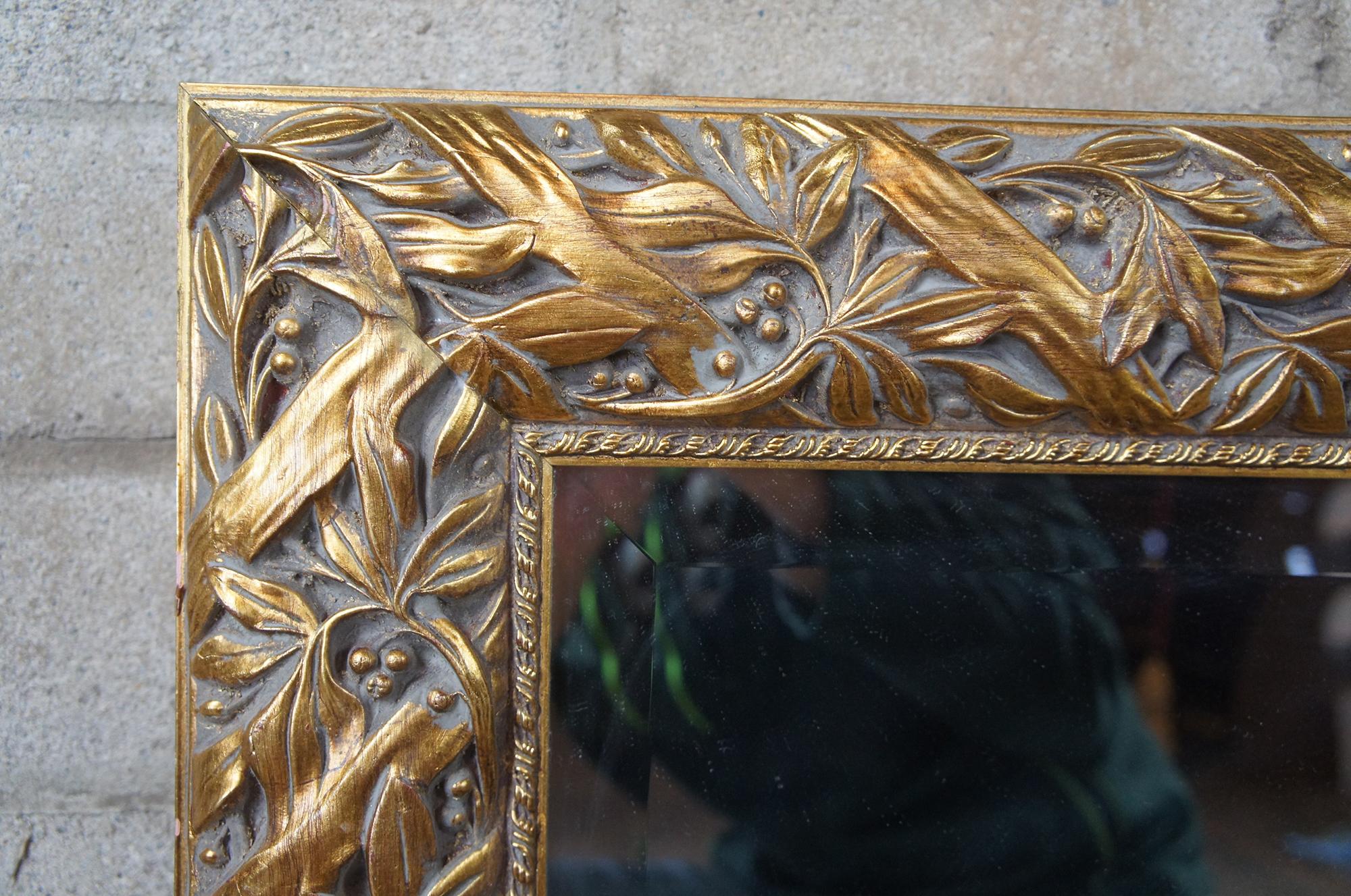 large gold mirror floor